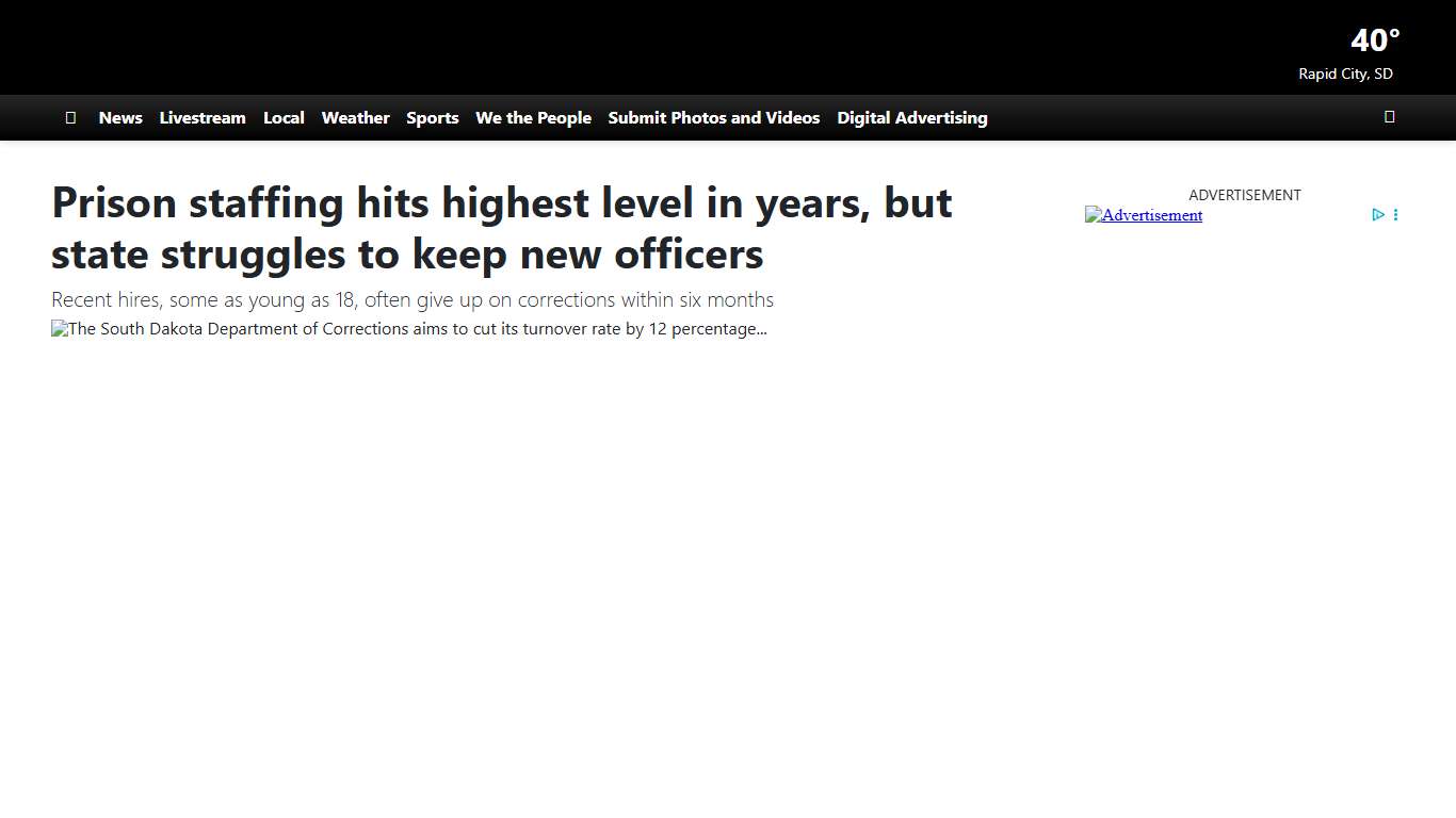 Prison staffing hits highest level in years, but state struggles to keep new officers